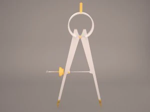 kreślenie kompasu Model 3D