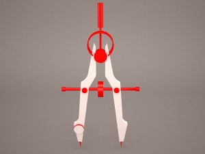 drafting compass Modèle 3D