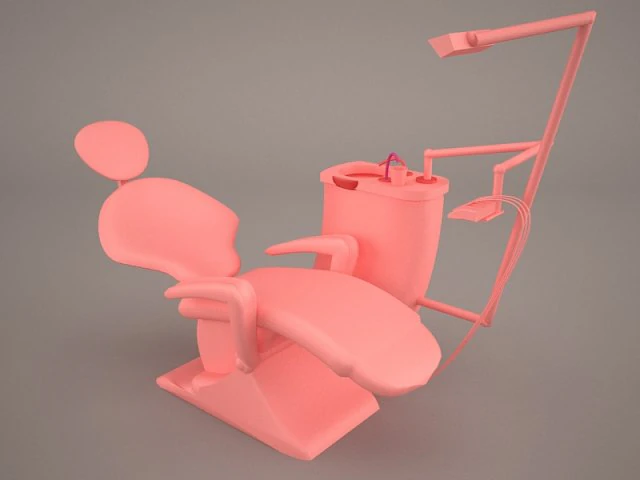 dental chair 3D Model .c4d .max .obj .3ds .fbx .stl .blend