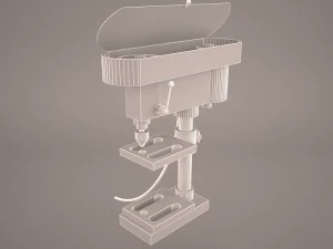 industrial drill press 3D Model