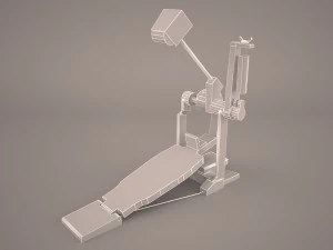 bass drum pedal 3D Model