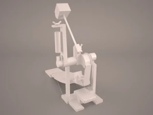 bass drum pedal 3D Model