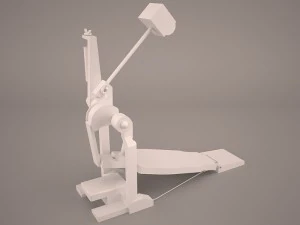 bass drum pedal 3D Model