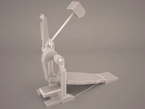 bass drum pedal 3D Model
