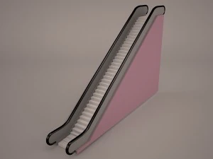 scala mobile Modello 3D