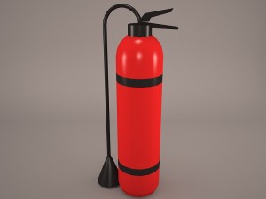 new fire extinguisher Modèle 3D