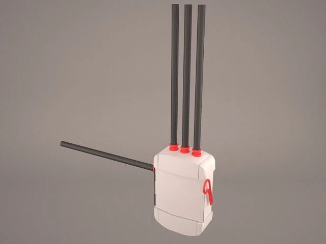 fuse electric box 3D Model .c4d .max .obj .3ds .fbx .stl .blend 