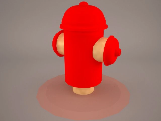 fire hydrant 3D Model .c4d .max .obj .3ds .fbx .stl .blend 