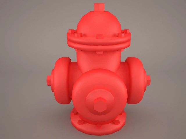 fire hydrant 2 3D Model .c4d .max .obj .3ds .fbx .stl .blend 