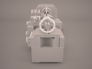 desktop lathe bm 180v 3D मॉडल