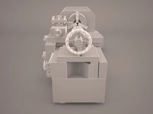 desktop lathe bm 180v 3D Model