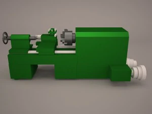 desktop lathe bm 180v 3D Model