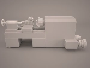 desktop lathe bm 180v 3D Model