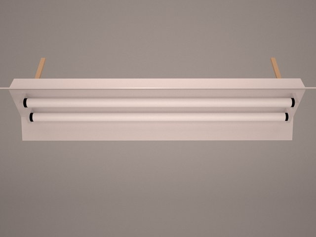fluorescent ceiling lights Modelo 3D .c4d .max .obj .3ds .fbx .stl .blend 