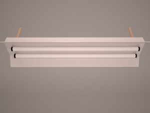 fluorescent ceiling lights 3D Model