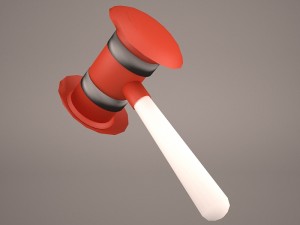 law gavel 3D Модель