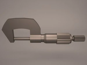 микрометр 3D Модель