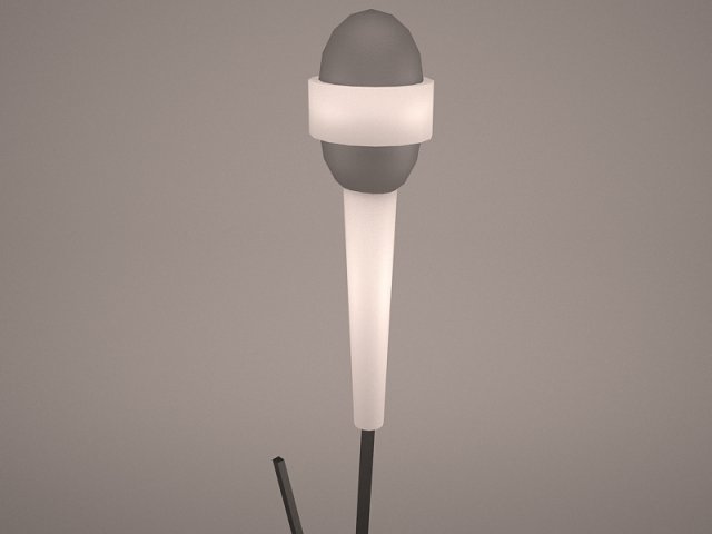 microphone Model 3D .c4d .max .obj .3ds .fbx .stl .blend 