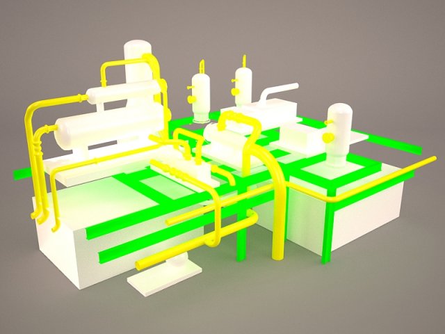 piping 2 3D मॉडल .c4d .max .obj .3ds .fbx .stl .blend 
