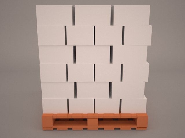 pallette load 3D Модель .c4d .max .obj .3ds .fbx .stl .blend 