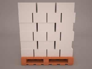 pallette load 3D मॉडल