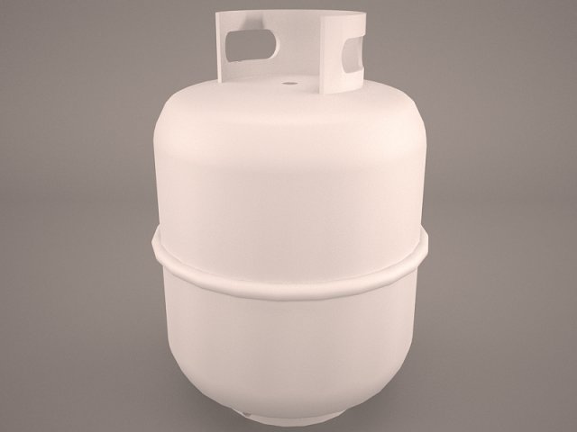 propane gas cylinder Model 3D .c4d .max .obj .3ds .fbx .stl .blend 