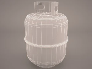 propane gas cylinder 3D Model
