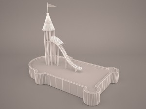 rocket slide 3D Model