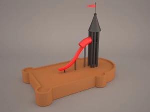 rocket slide 3D Model
