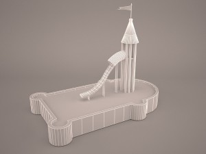 rocket slide 3D Model