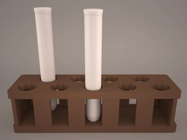 test tube 3D Model .c4d .max .obj .3ds .fbx .stl .blend 