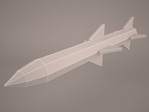 aim-120 amraam 3D Model