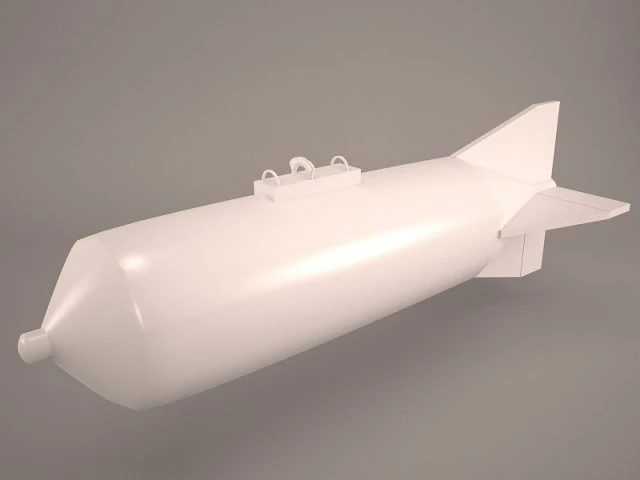 aim-120 amraam 3D Model .c4d .max .obj .3ds .fbx .stl .blend 