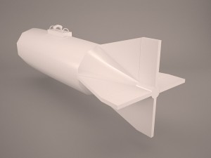 aim-120 amraam 3D Model