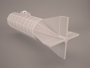 aim-120 amraam 3D Model