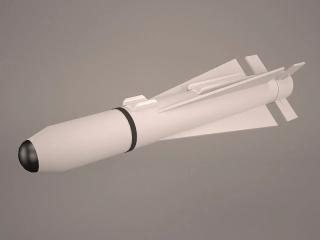 aircraft missile agm-65b maverick 3D Model .c4d .max .obj .3ds .fbx .stl .blend 