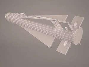 aircraft missile agm-65b maverick 3D Model