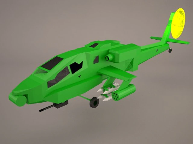 ah-64 apache 3D Model .c4d .max .obj .3ds .fbx .stl .blend 
