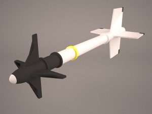 aircraft missile aim-9m sidewinder 3D Model