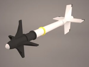 Flugzeugraketenziel-9m Sidewinder 3D Modell