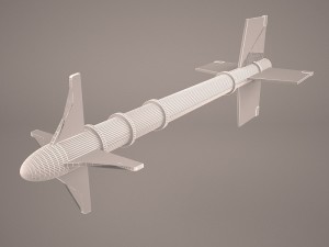 aircraft missile aim-9m sidewinder 3D 모델