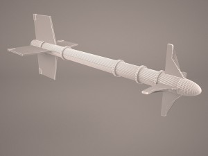 aircraft missile aim-9m sidewinder 3D 모델