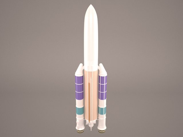 ariane 3Dモデル .c4d .max .obj .3ds .fbx .stl .blend 
