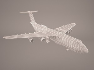 c-5 galaxy usaf travis 3D Model