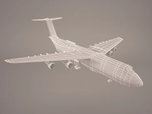 c-5 galaxy usaf travis 3D Model