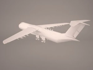 c-5 galaxy usaf travis 3D Model
