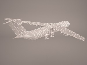 c-5 galaxy usaf travis 3D Model