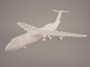 c-5 galaxy usaf travis 3D Model