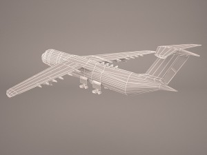 c-5 galaxy usaf travis 3D Model