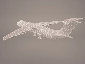c-5 galaxy usaf travis 3D Model